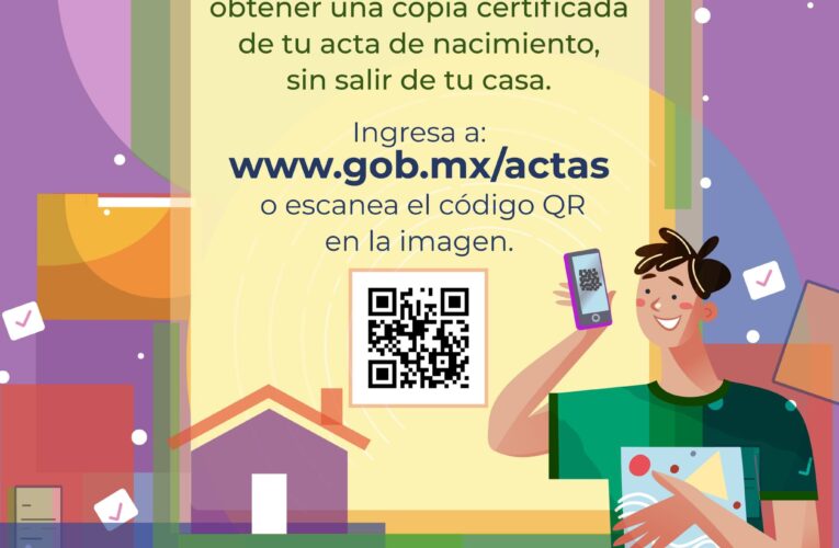 Obtén en línea una copia certificada de tu acta de nacimiento