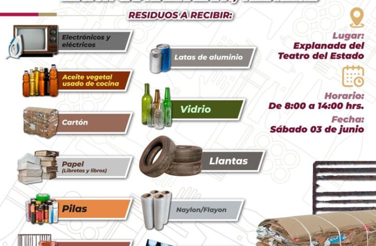 ¡Ve juntando tus residuos para sumarte al Reciclón Región Capital en #Xalapa! 