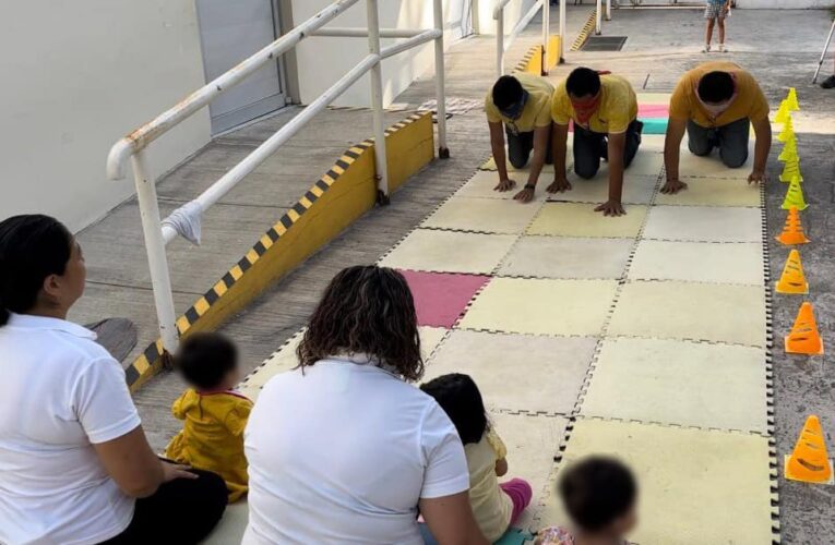 Con acciones de fomento a la salud, estilos de vida saludable y fortalecimiento del vínculo afectivo familiar, llevamos a cabo actividades con motivo del “Día del Padre”, en el Centro de Atención Infantil (CAI).