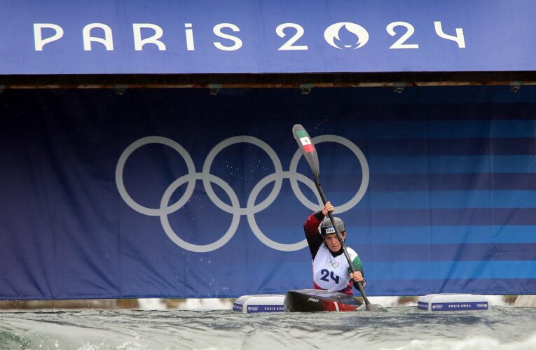 La mexicana Sofia Reinoso terminó su participación del día en Kayak Cross